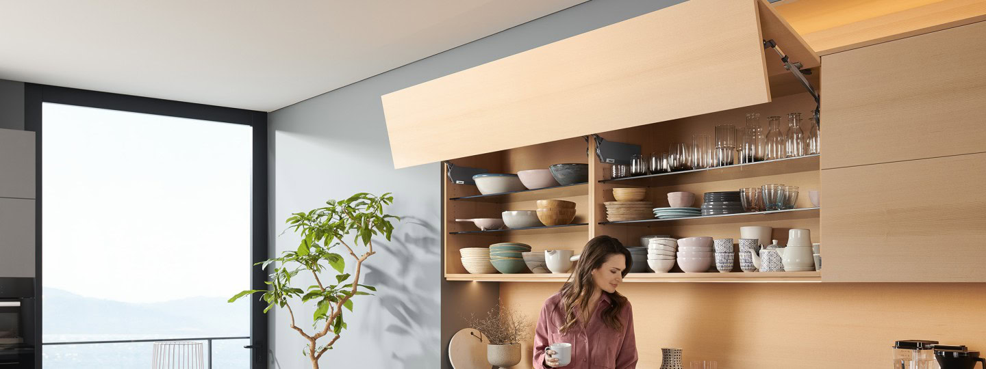 Revolutionize Wall Cabinet Accessibility with AVENTOS Lift Systems by Blum