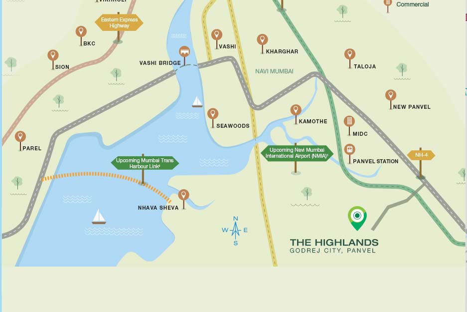 Godrej Highlands Panvel location map